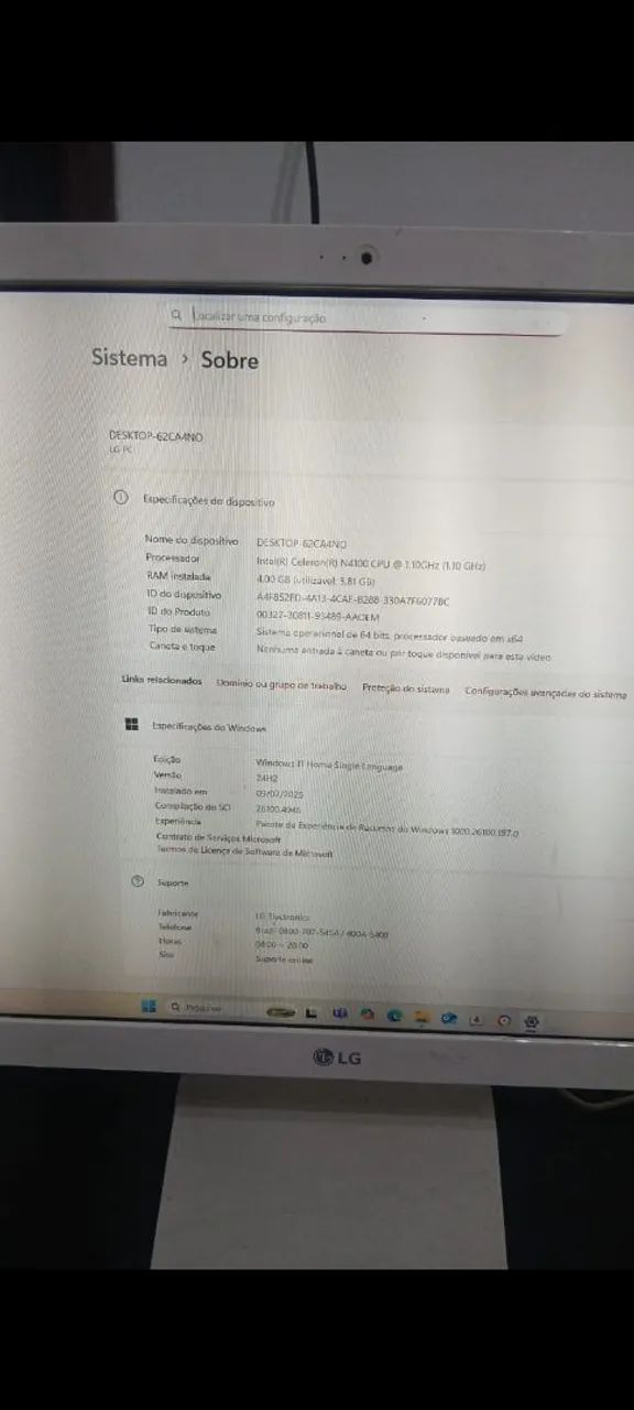 Cpu integrada LG COM IMPRESSORA HP - Foto 2