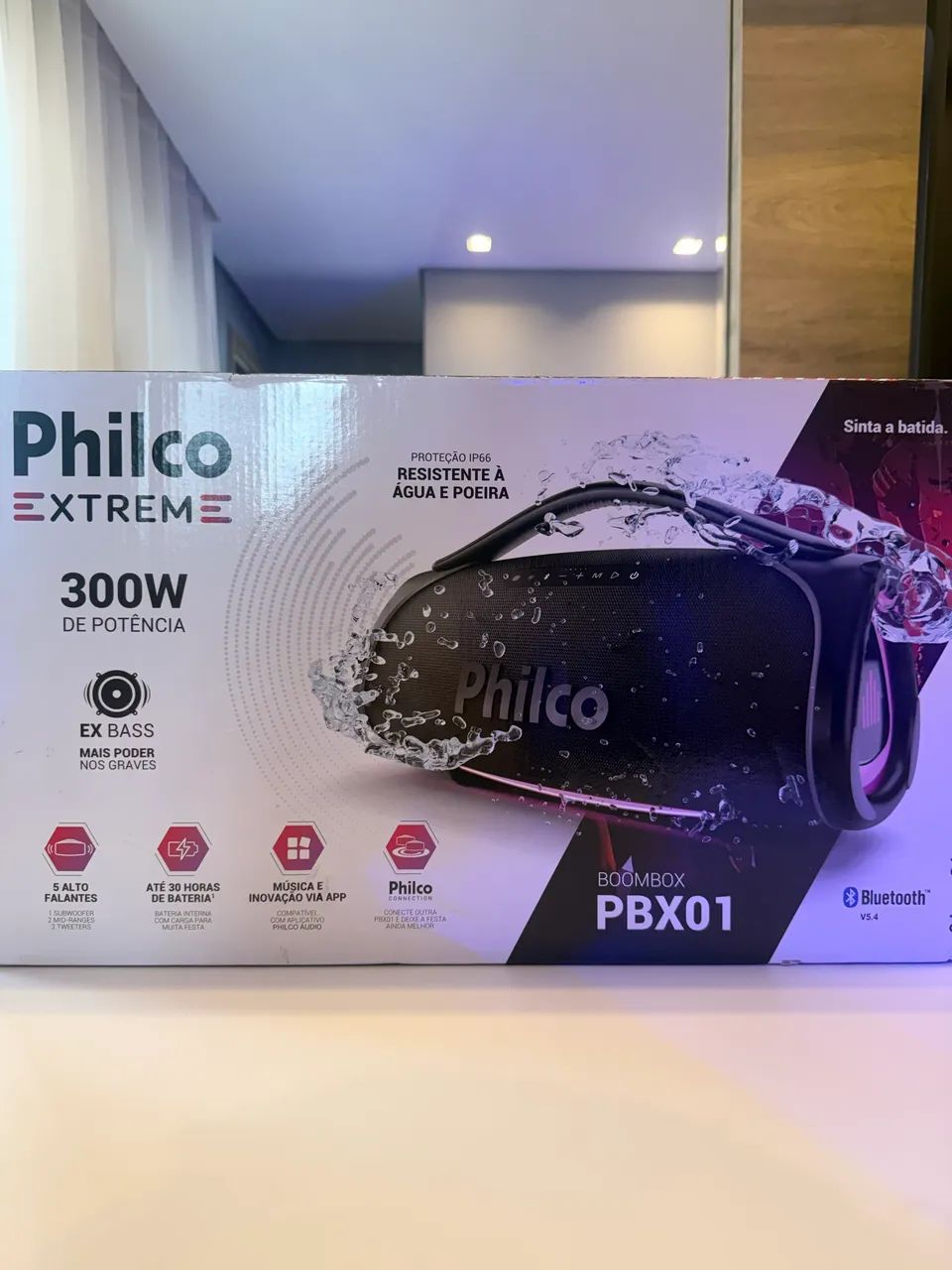 Bass☆プロフ必見 Caixa de som boombox philco lacrado - Aparelhos de Som - Jardim