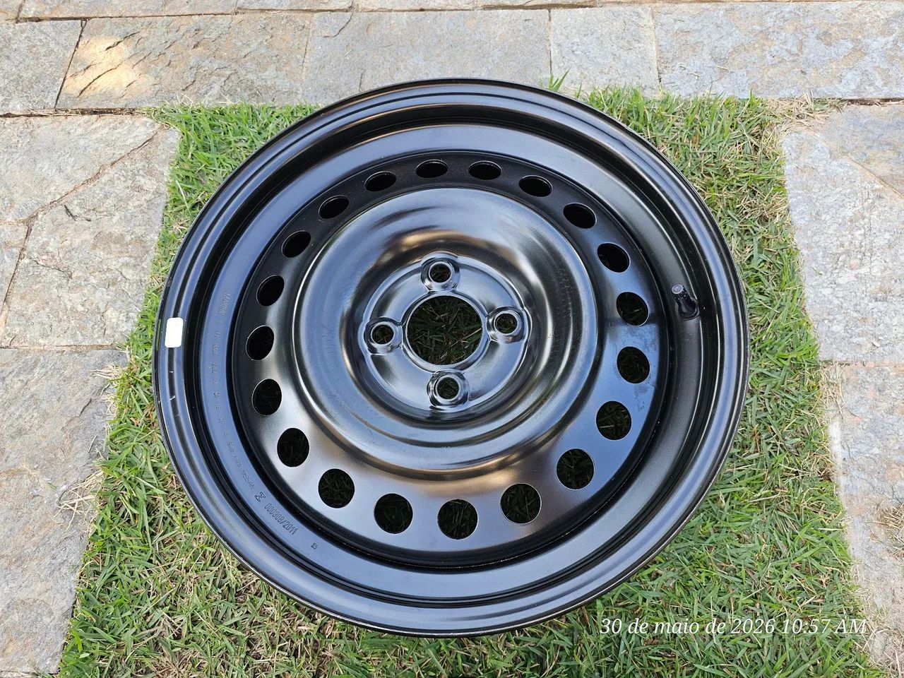 Kit de 4 rodas de aço 16 polegadas - Nissan Kicks - Foto 3