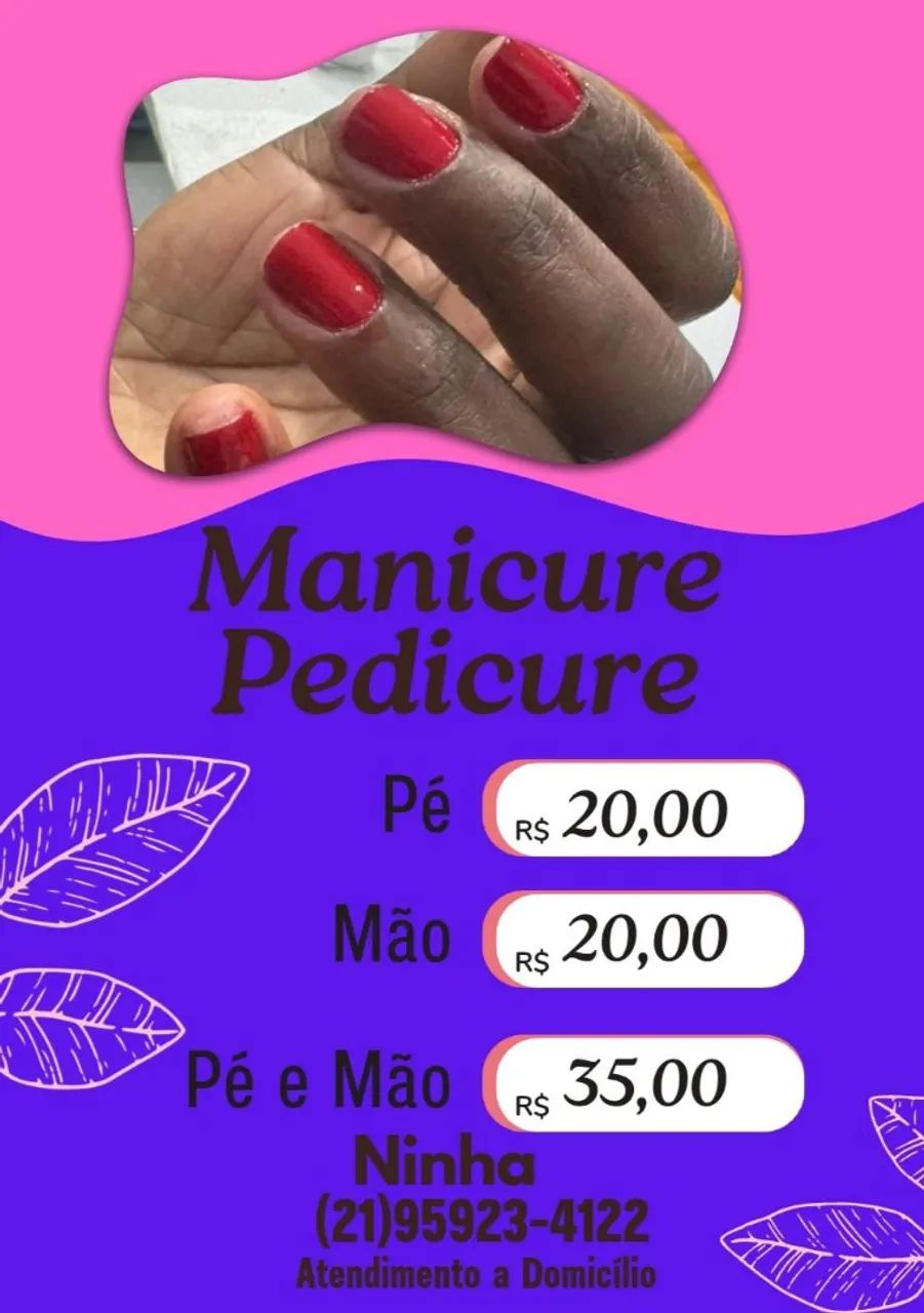 Manicure e Pedicure 