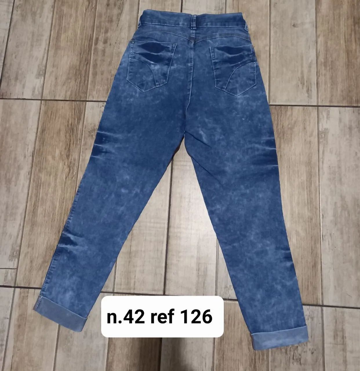 Calça Jeans feminina com elastano - Foto 4