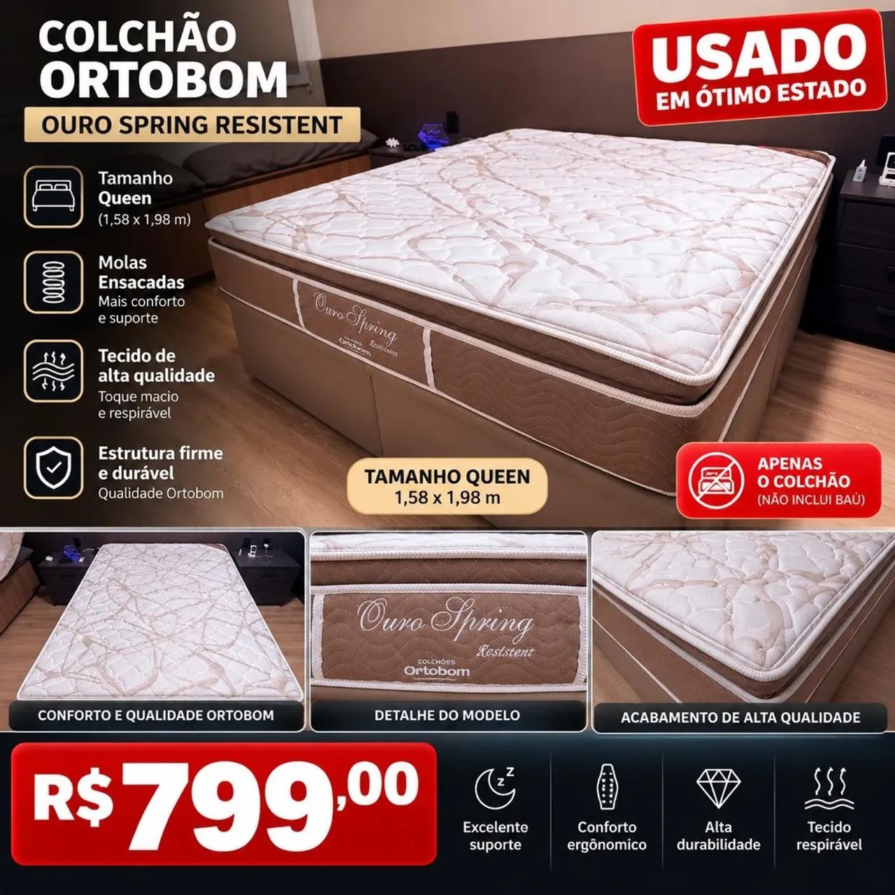 Colchão ortobom 
