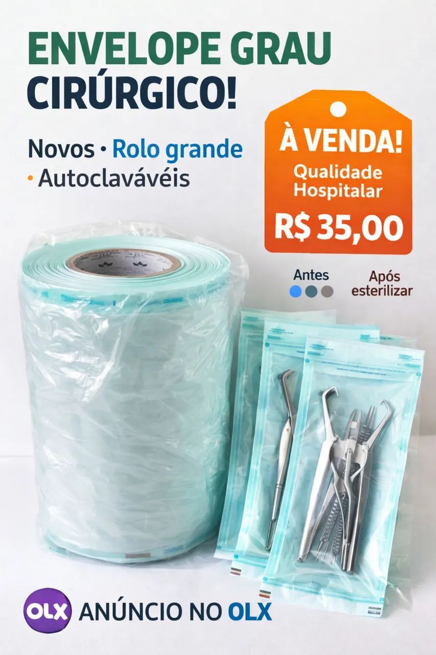 ? Envelope grau cirúrgico