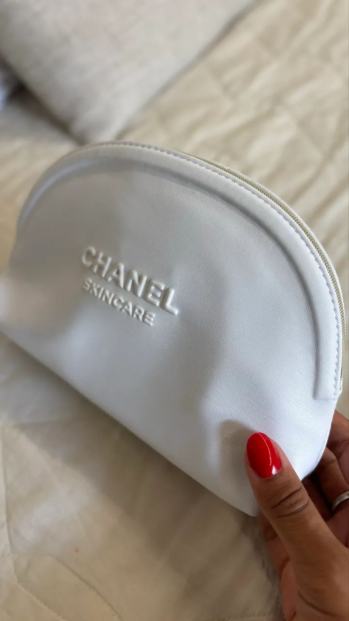 Necessaire Chanel branca original  - Foto 3
