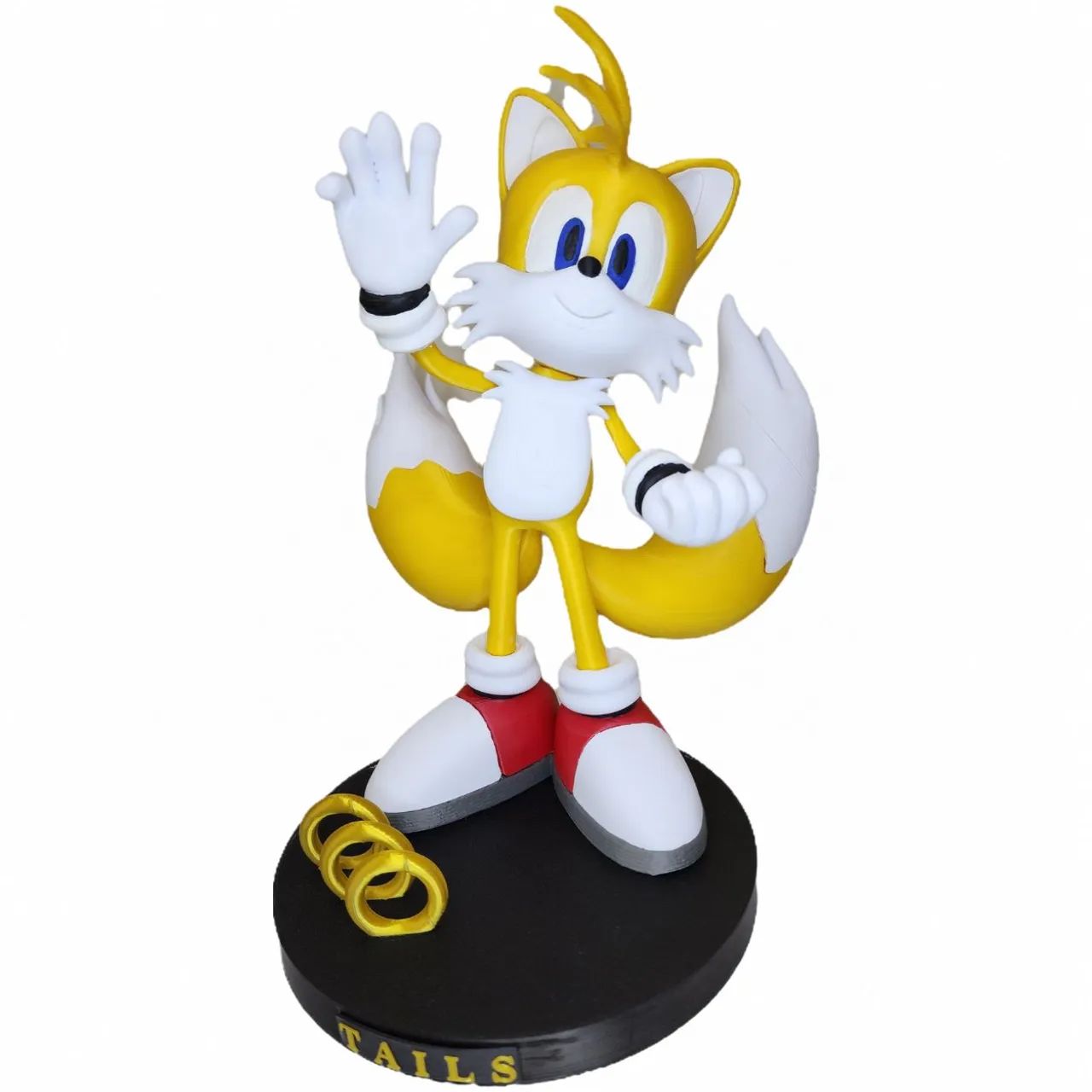Boneco do Tails Sonic Colecionável 24,5 cm com base - Foto 4