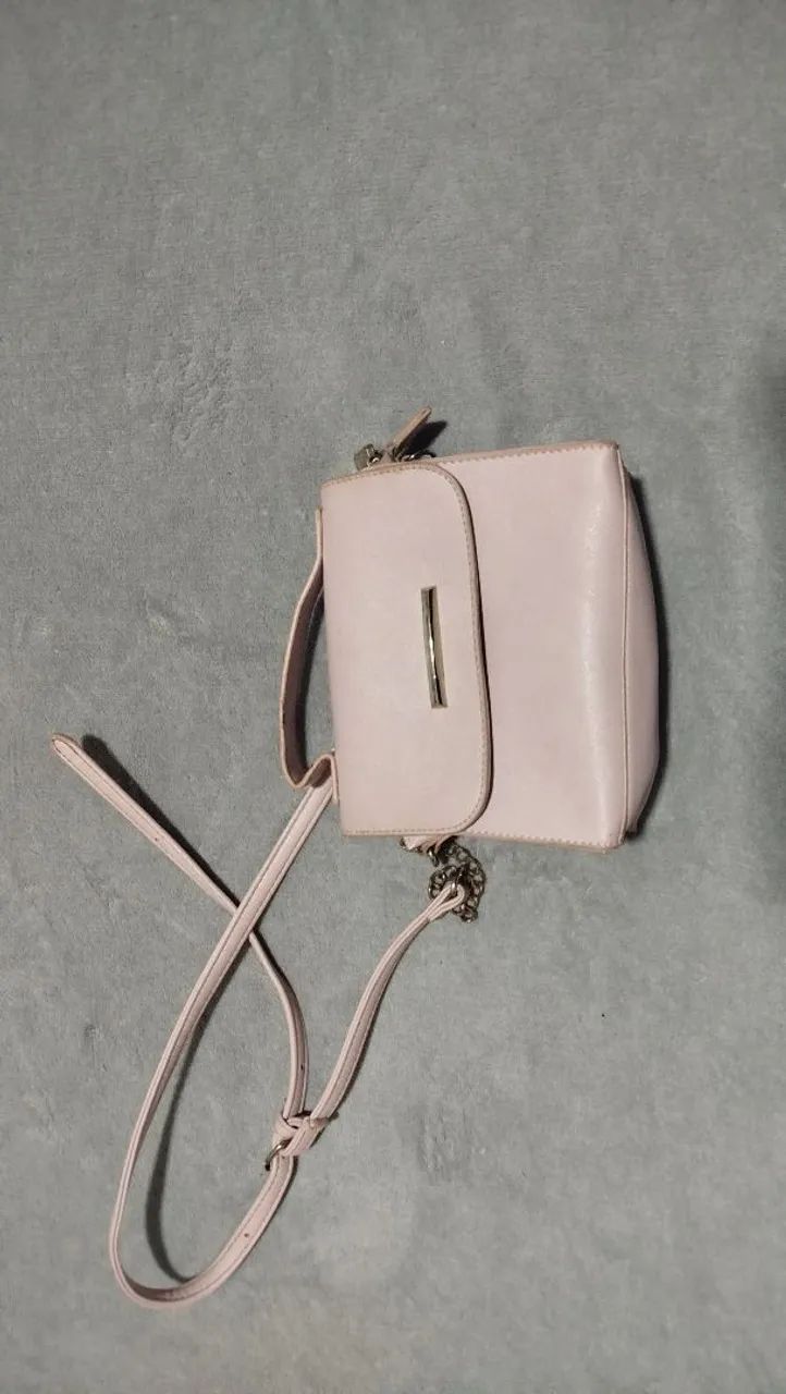 Bolsa de ombro corino rosa bebê - Foto 5