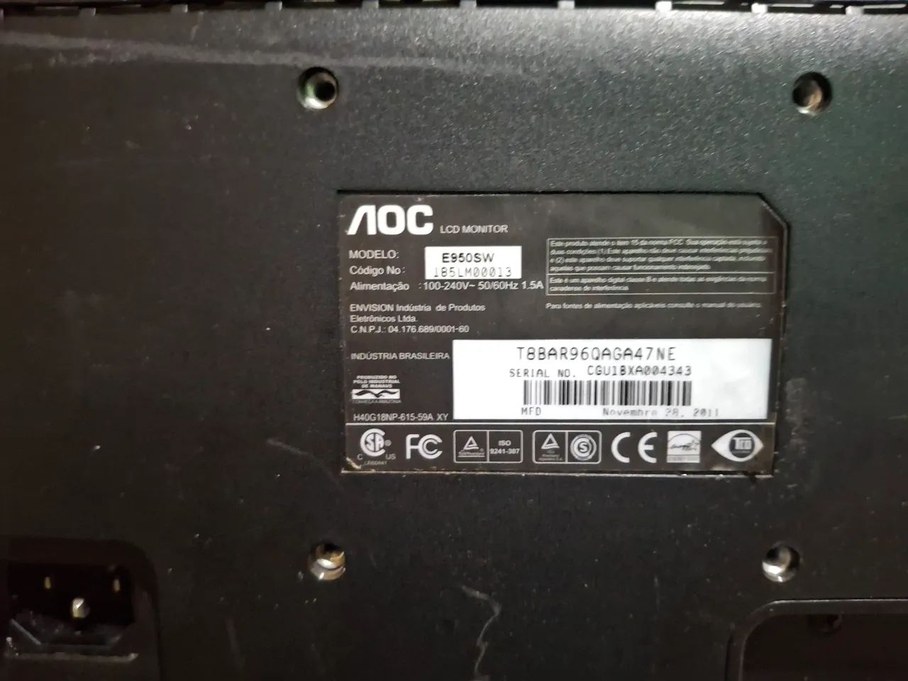 Monitor aoc usado - Foto 2