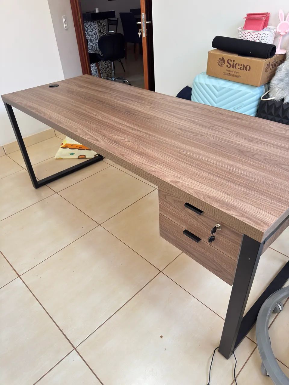 Mesa de escritório nova  - Foto 2