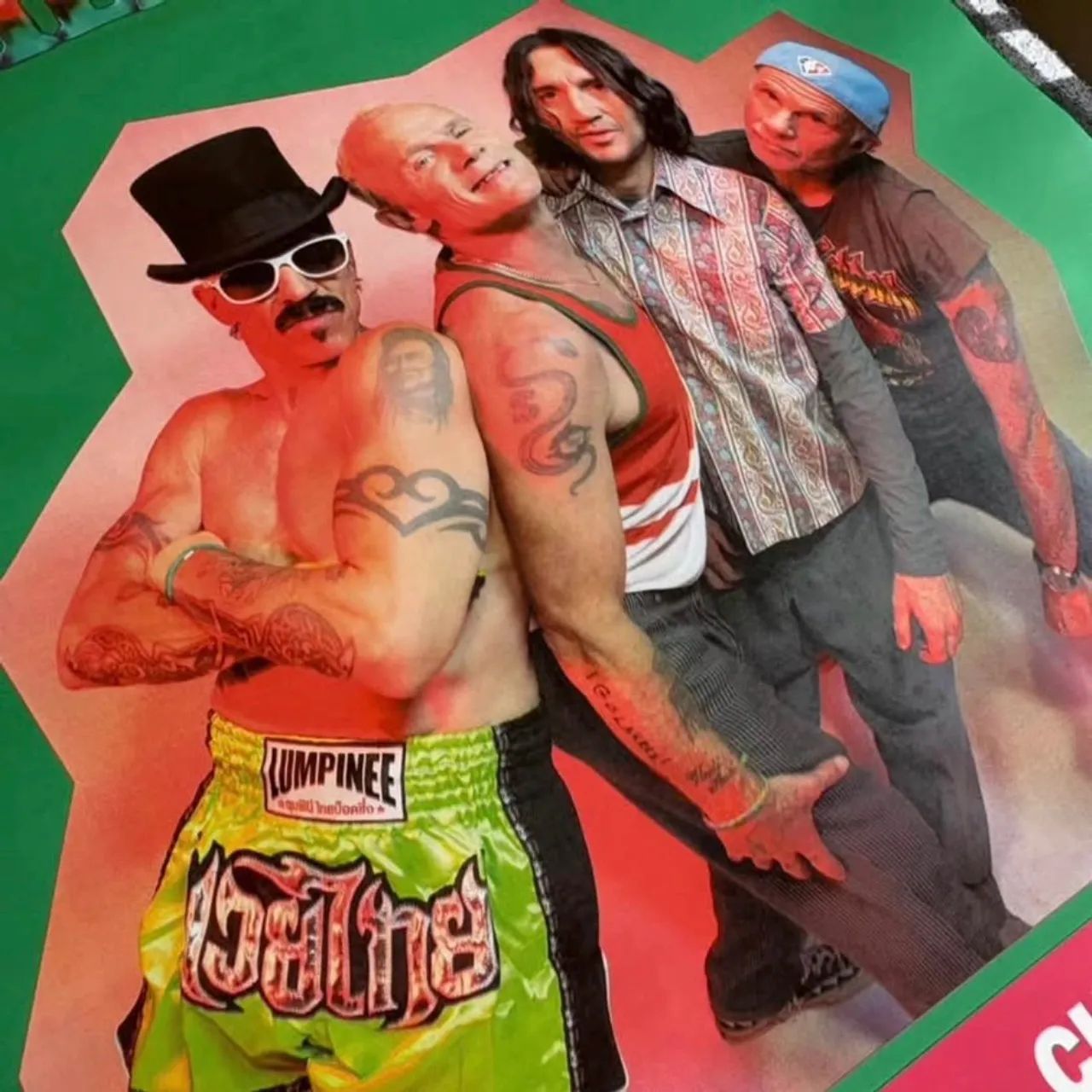 Red Hot Chili Peppers Mega Pôster 1,80x1,20 Show de Curitiba