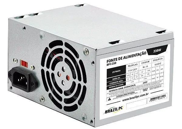 Fonte de pc computador desktop nova 