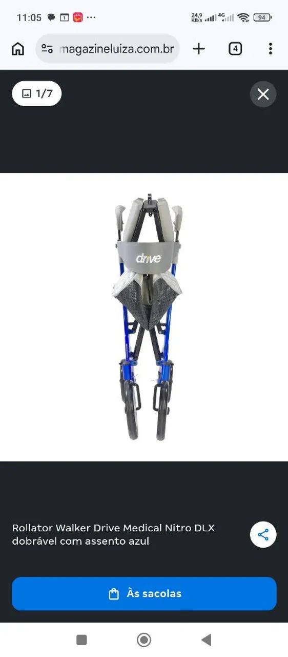 Caminhador Walker Drive Nitro Elite (zerooooo) - Foto 3