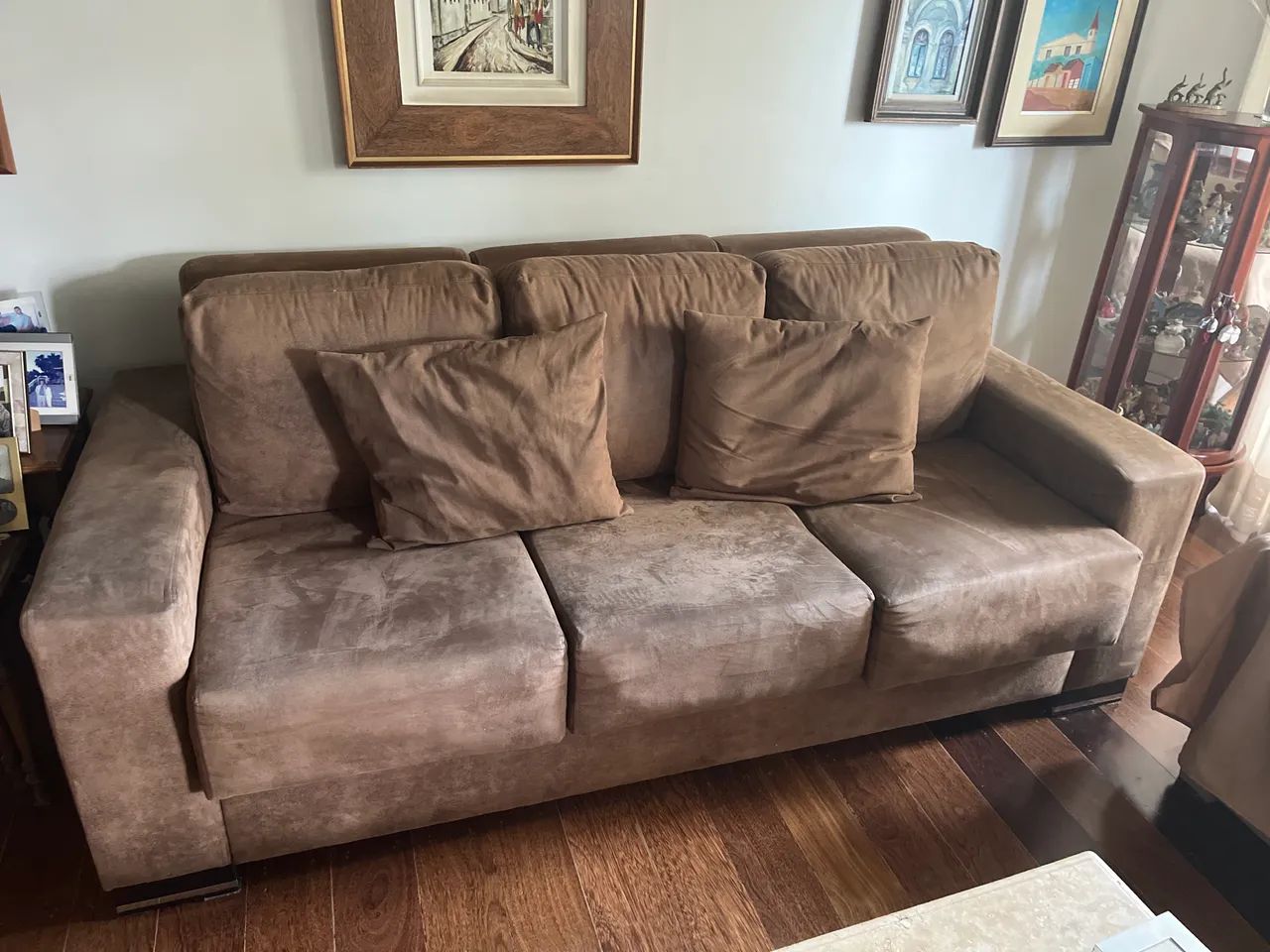 Sofá retrátil 3lugares 