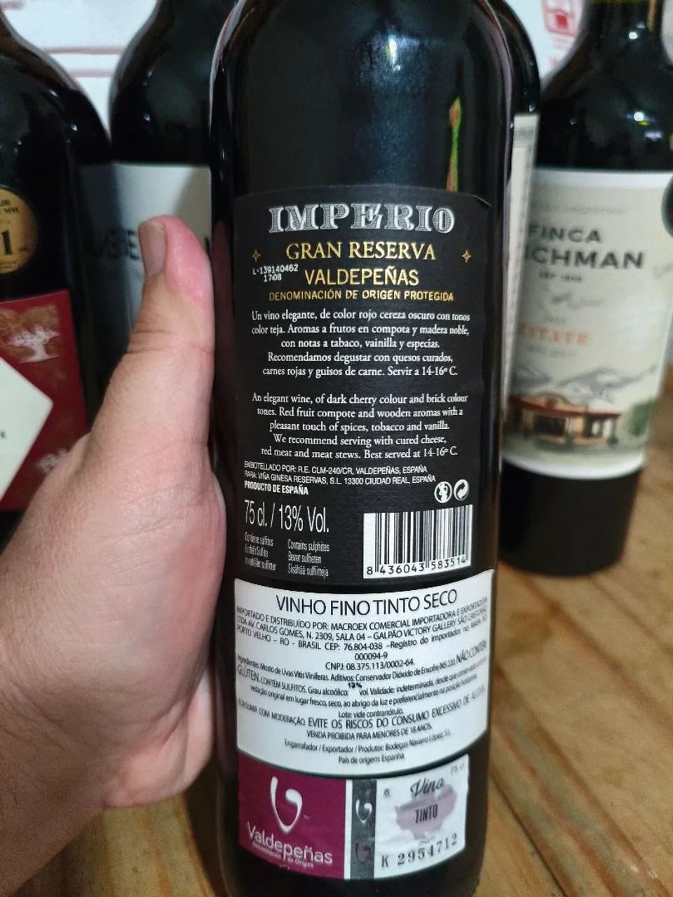 Vinho Império Gran Reserva  - Foto 2