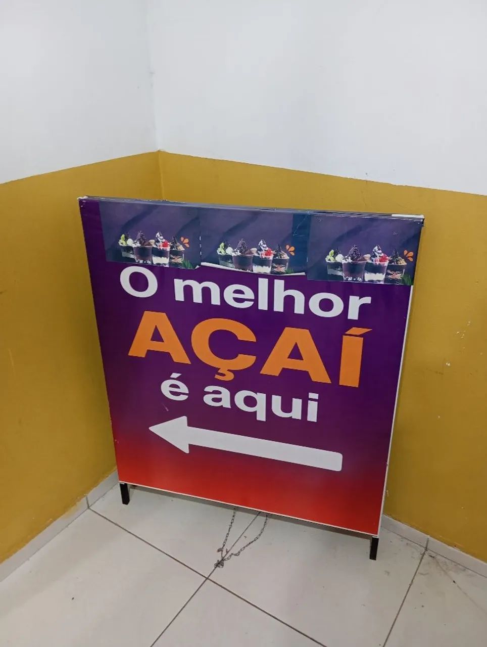 Cavalete em lona