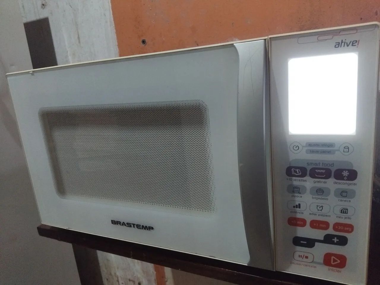 microondas Brastemp ative 30 L c grill  - Foto 2