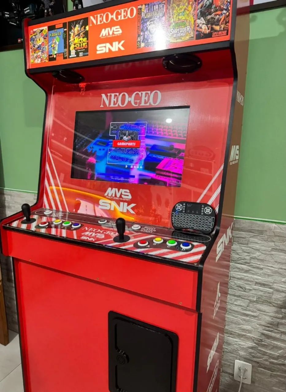 FLIPERAMA ARCADE NEO GEO MVS - ESTILO ORIGINAL SNK - MULTIJOGOS