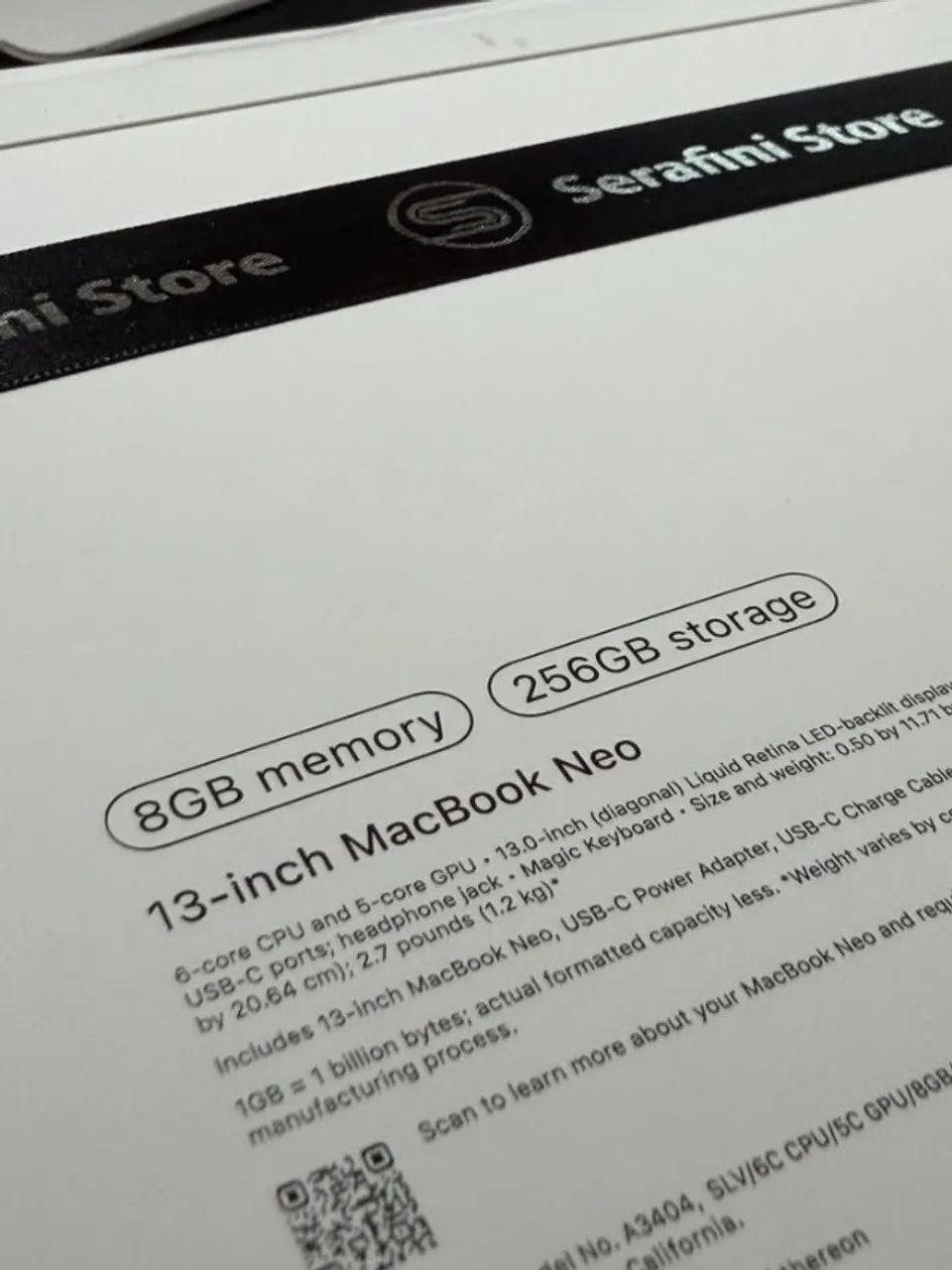 MacBook Neo - 8gb/256gb - Novo na caixa lacrado! - Notebooks