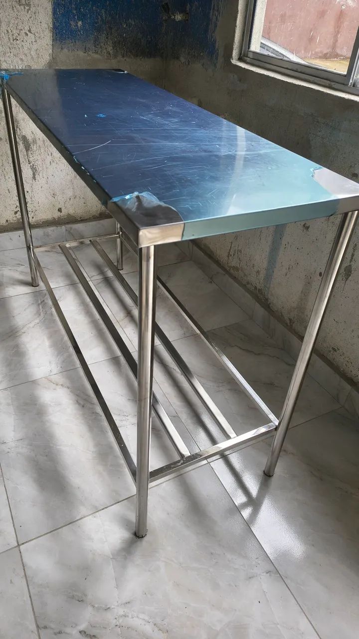 Stainless steel table