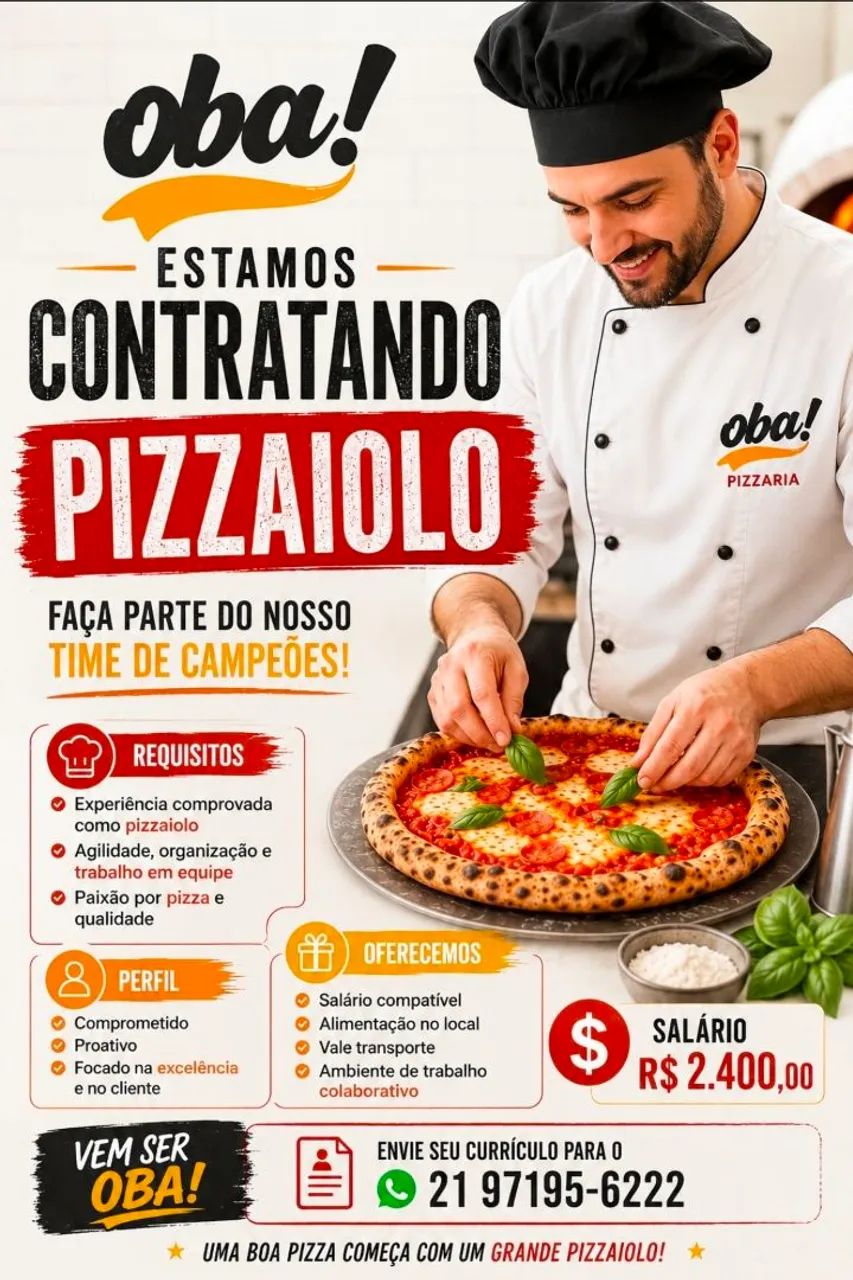 VAGA PIZZAIOLO(A)