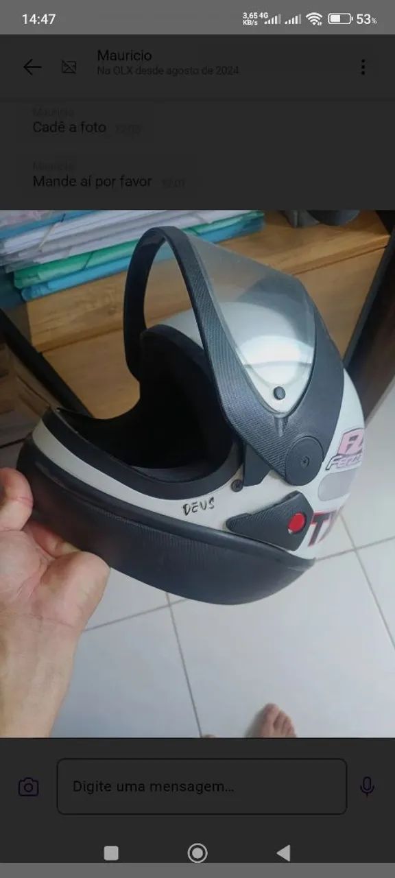 CAPACETE SAMARINO ORIGINAL 