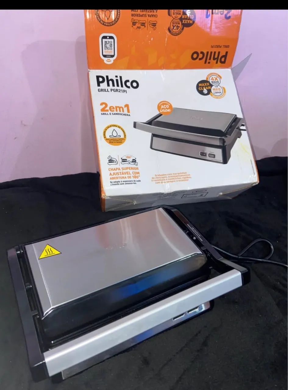 GRILL da Philco 2 em 1 