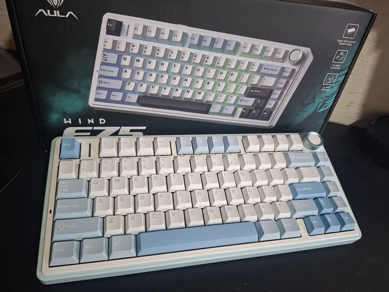 Teclado Mecânico Aula F75 - Foto 2