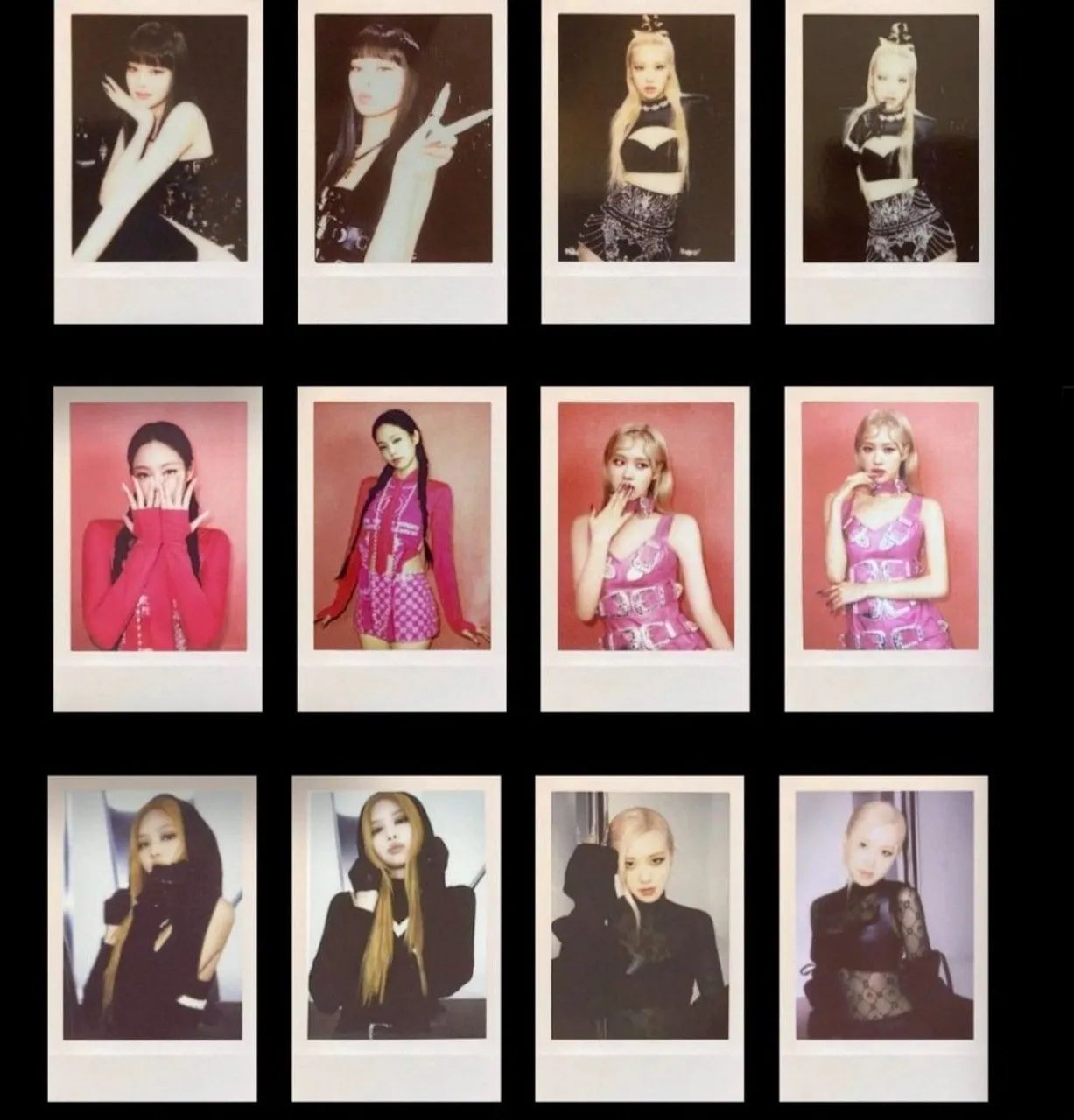 Blackpink Born Pink Polaroid oficial Jennie Rosé - Antiguidades