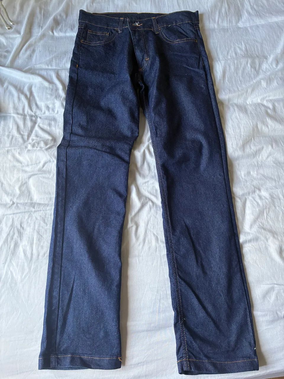 Calça jeans reta