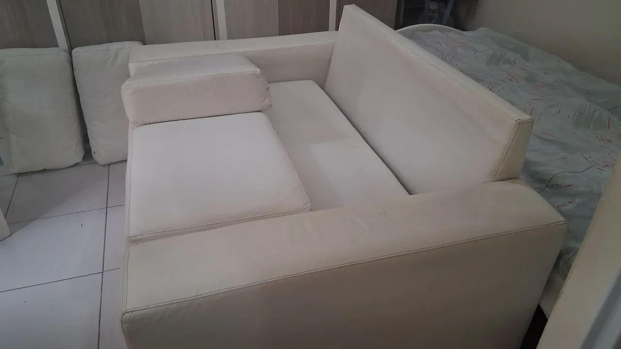 SOFÁ CAMA 2 LUGARES EM BOM ESTADO!!!! - Foto 3
