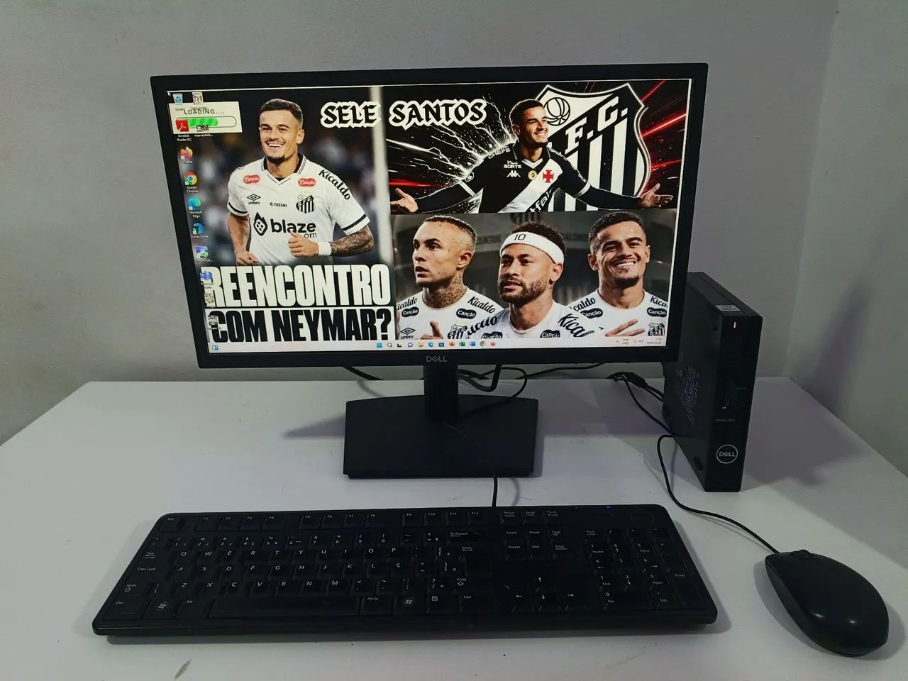 Vendo computador Dell, CPU 3080 i5, 16GB, SSD 960GB, Monitor dell 21/22" polegadas  - Foto 2