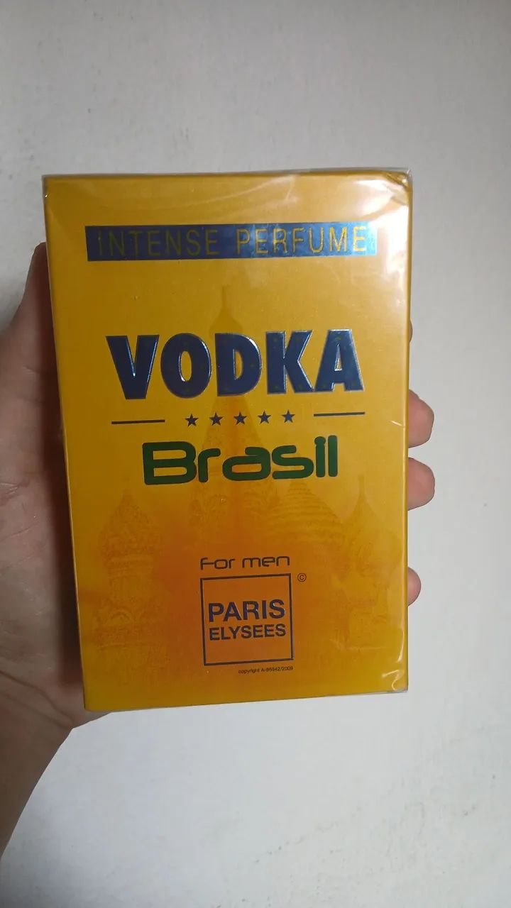 Perfume Masculino Vodka Brasil. 100ml - Lacrado
