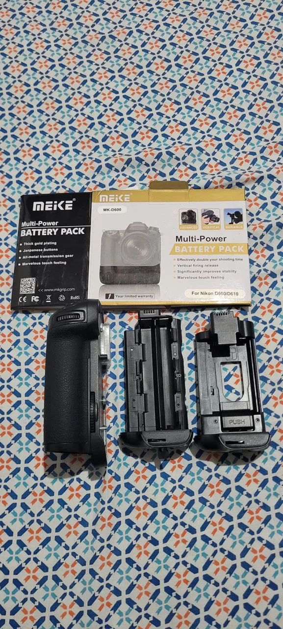 Grip para nikon d600/d610