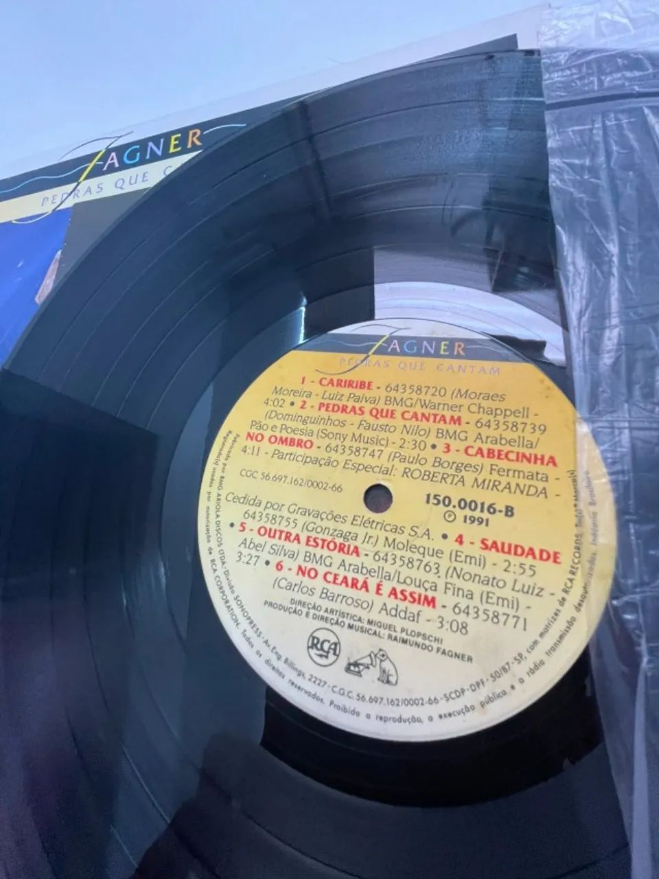 LP VINIL - FAGNER - PEDRAS QUE CANTAM 1991 - Foto 2