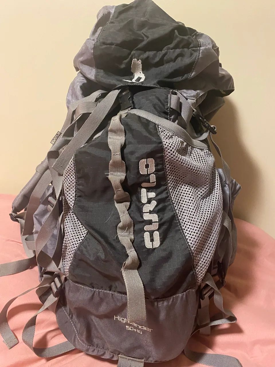 Mochila cargueira CURTLO 50+10L (expansível)