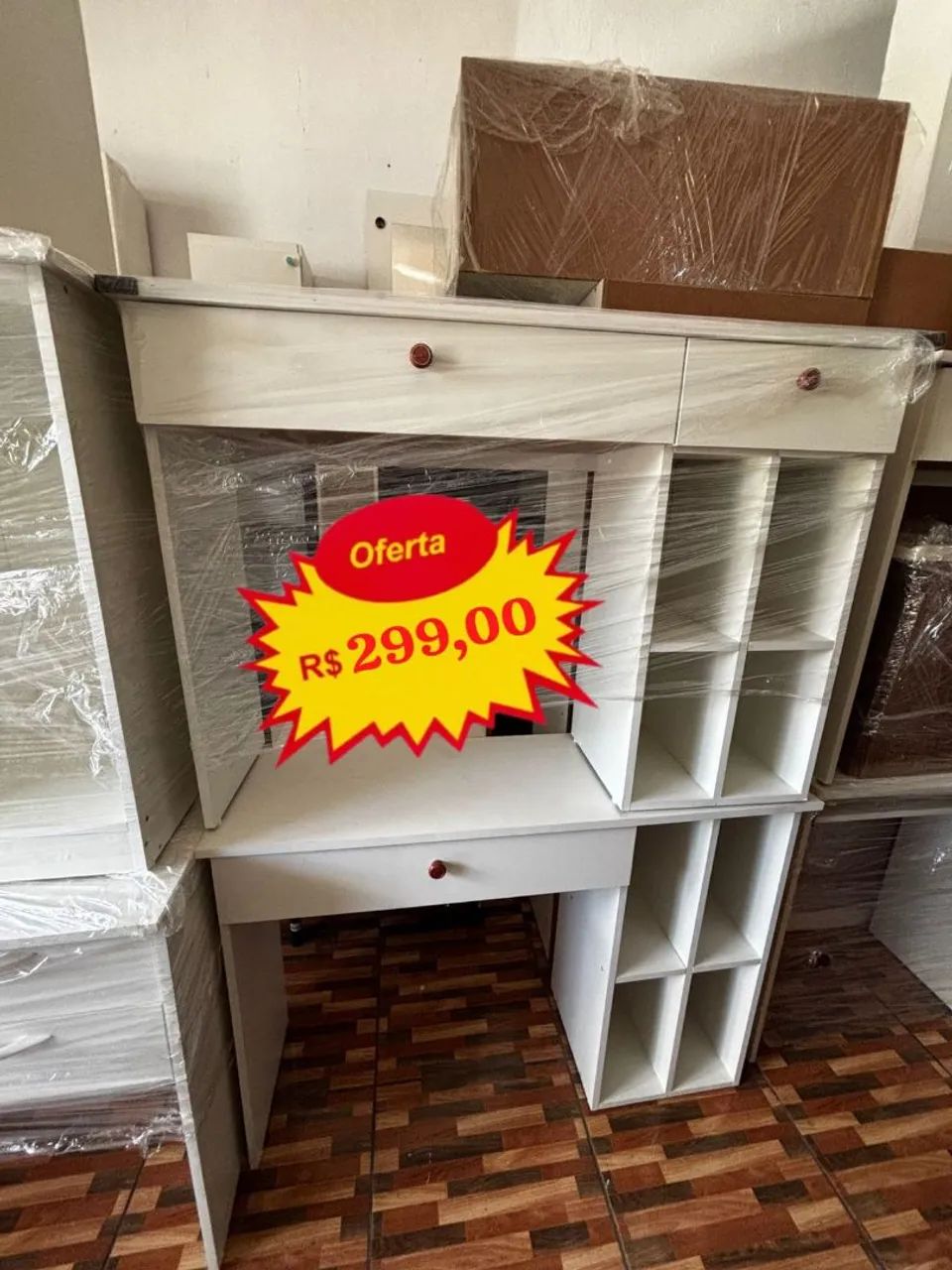 Escrivaninha 100% mdf ENTREGA GRÁTIS - Foto 2