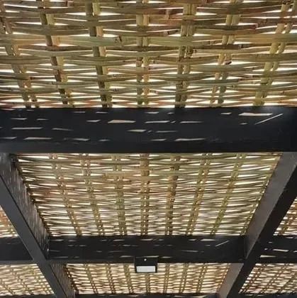 Forro de bambu , módulo 1,50x1,00 m2 - Foto 5