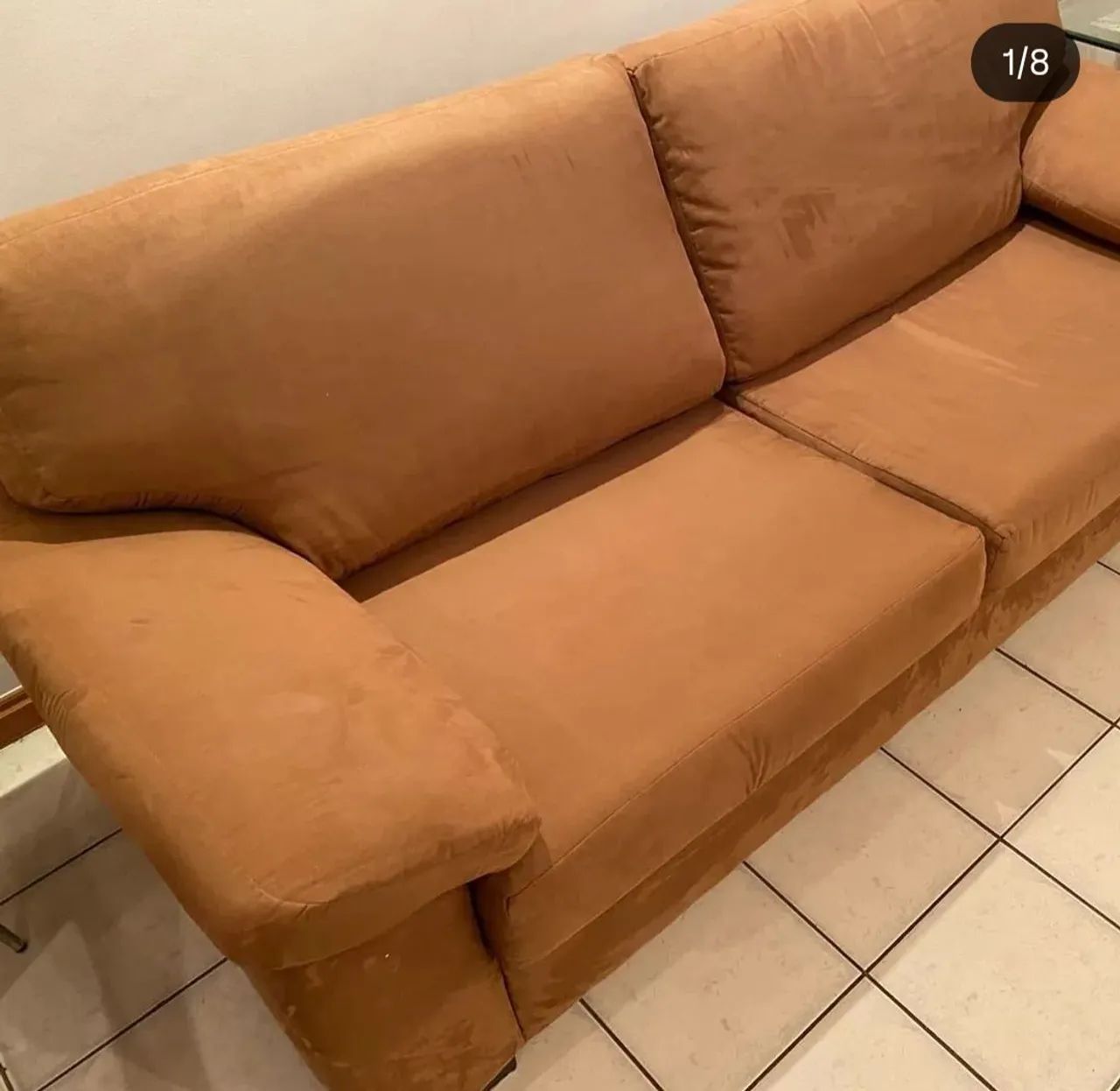 Sofá 3 lugares e capa R$699,00441140299967375360