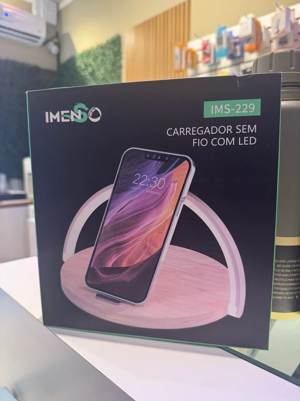 Carregador sem fio com LED  - Foto 2