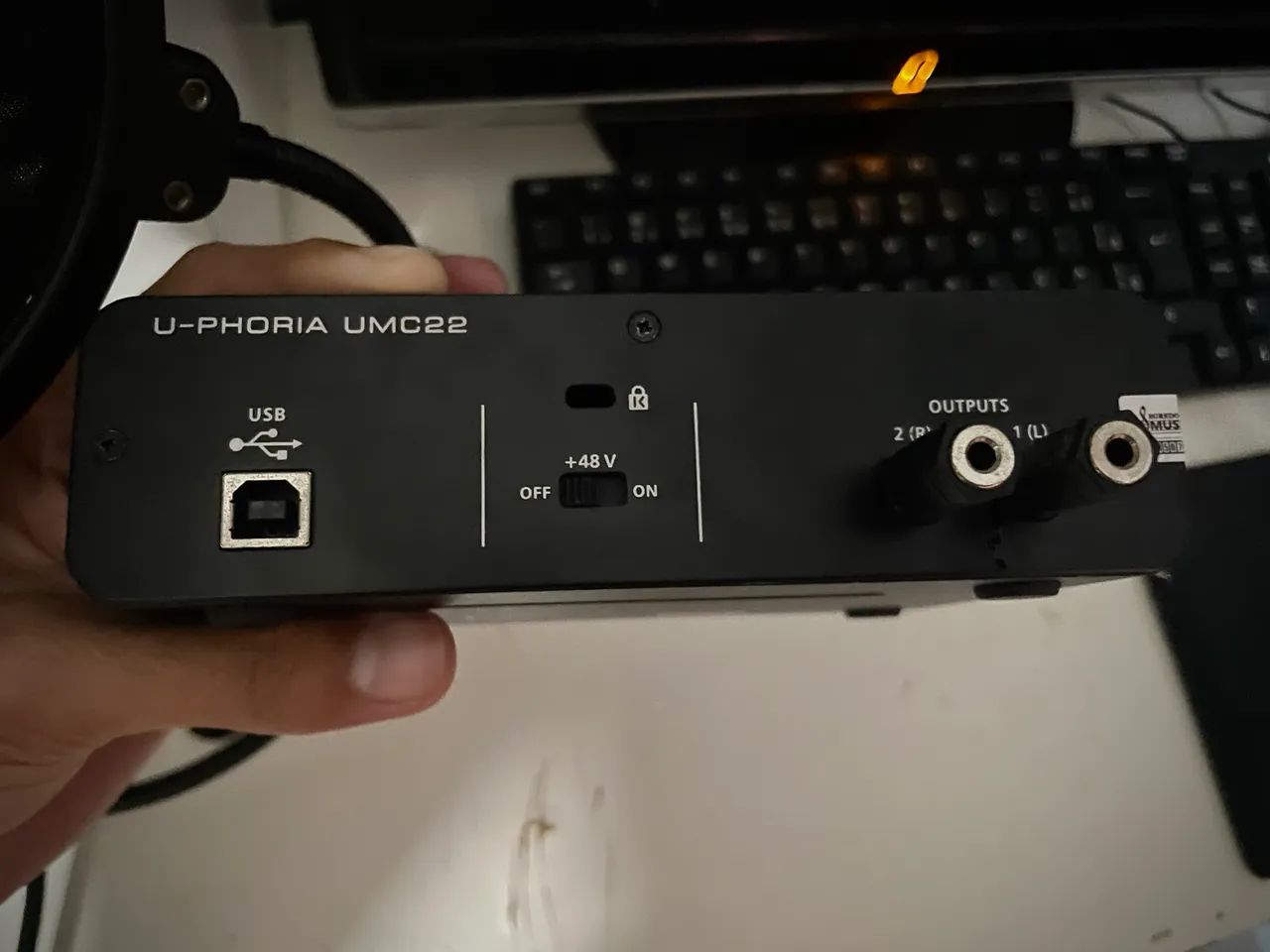 INTERFACE DE ÁUDIO UMC22 BEHRINGER  - Foto 2
