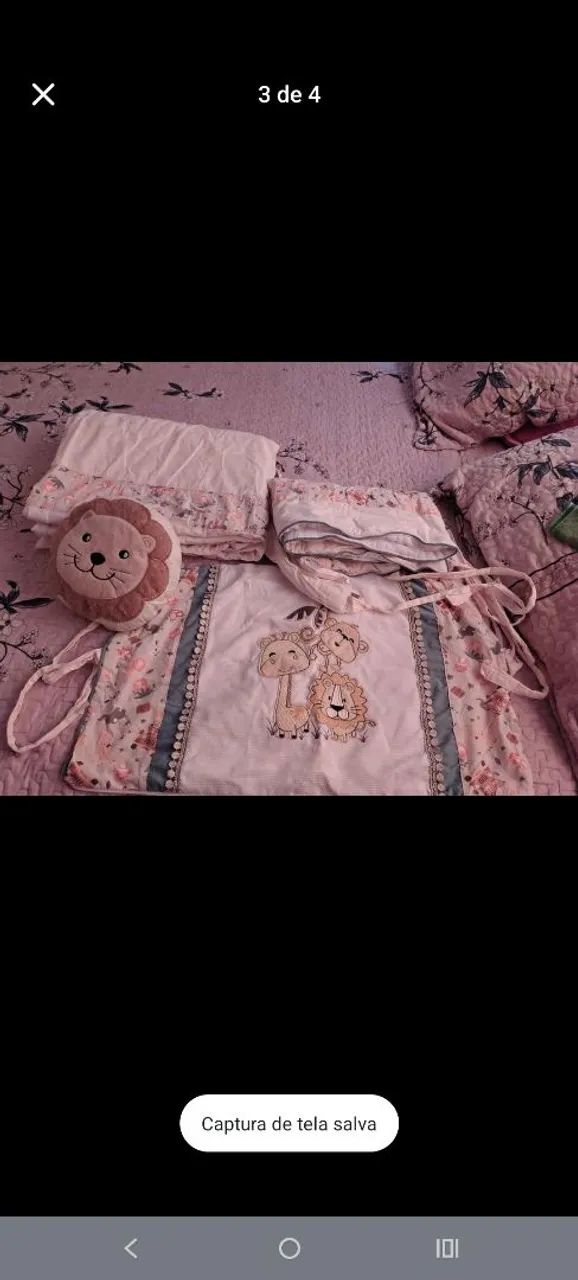 Vendo ninho com mosquiteiro e kit berço  - Foto 2