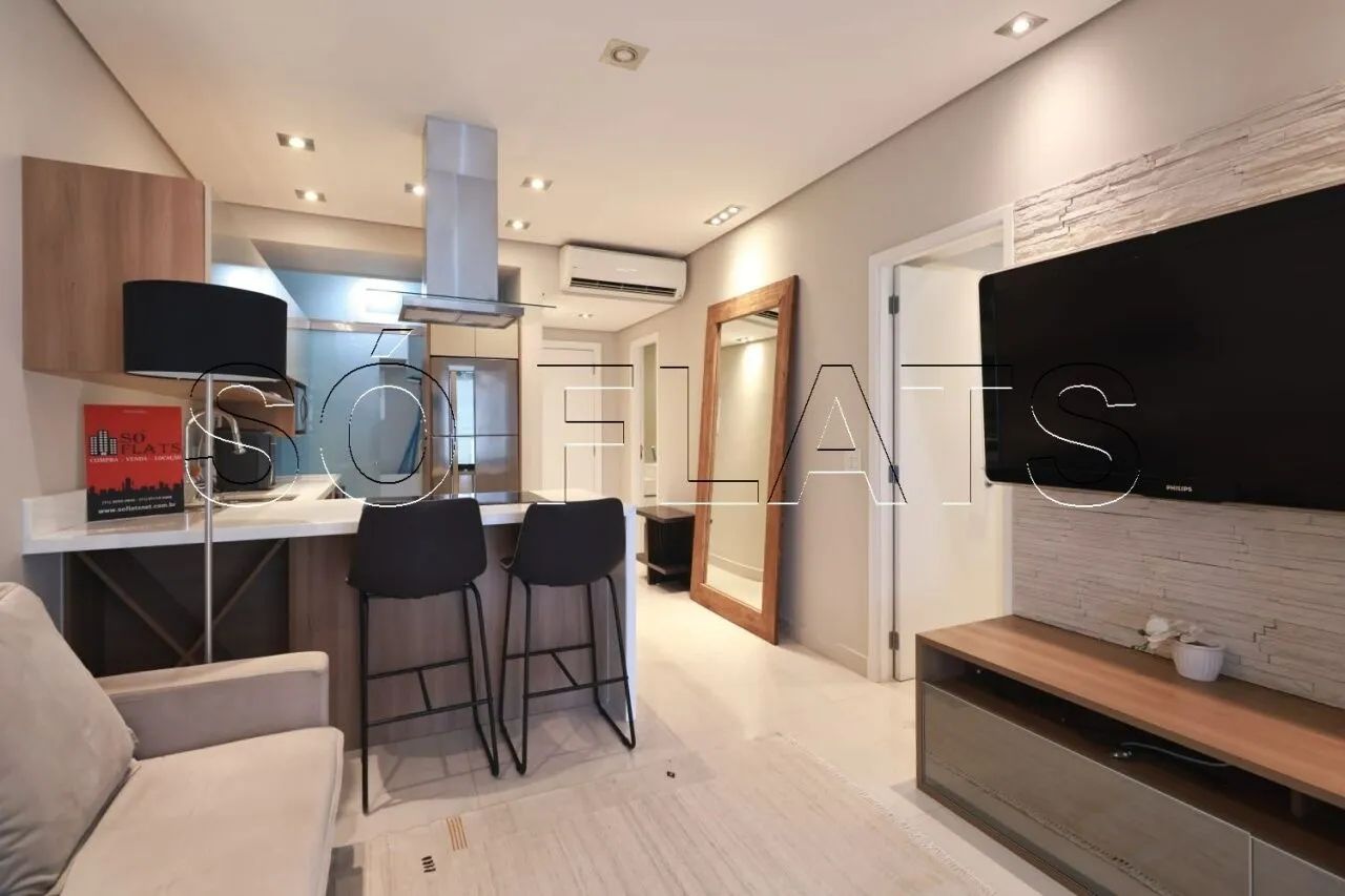 Apartamento mobiliado com suíte e varanda à venda no Itaim Bibi | It Style Home 62m² - Foto 4