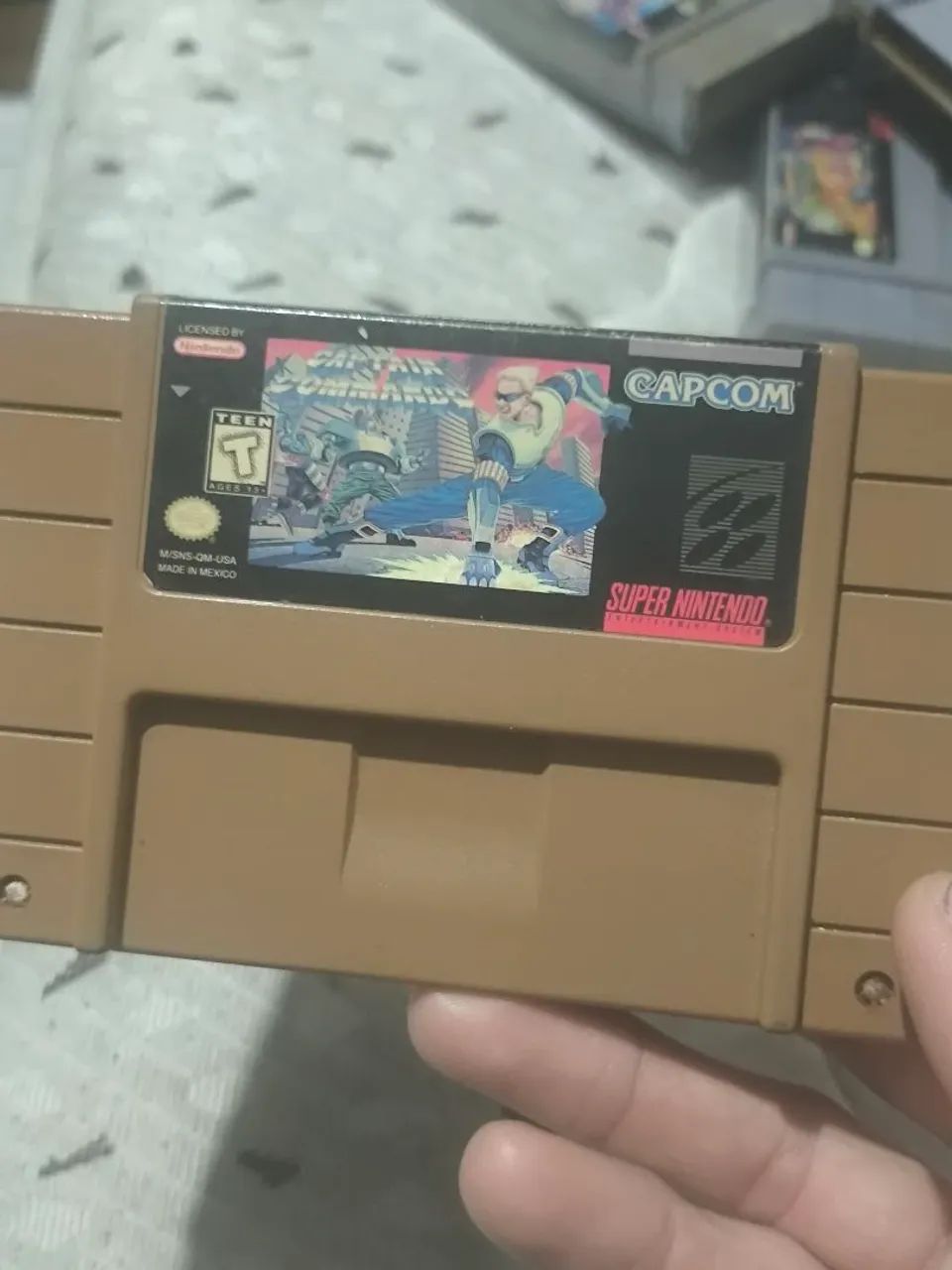 Captain comando original para super Nintendo 