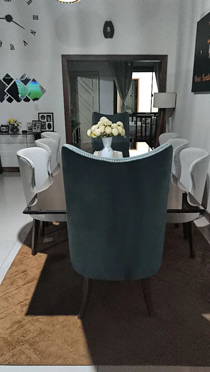 Mesa 8 cadeiras com 3m x 1,20