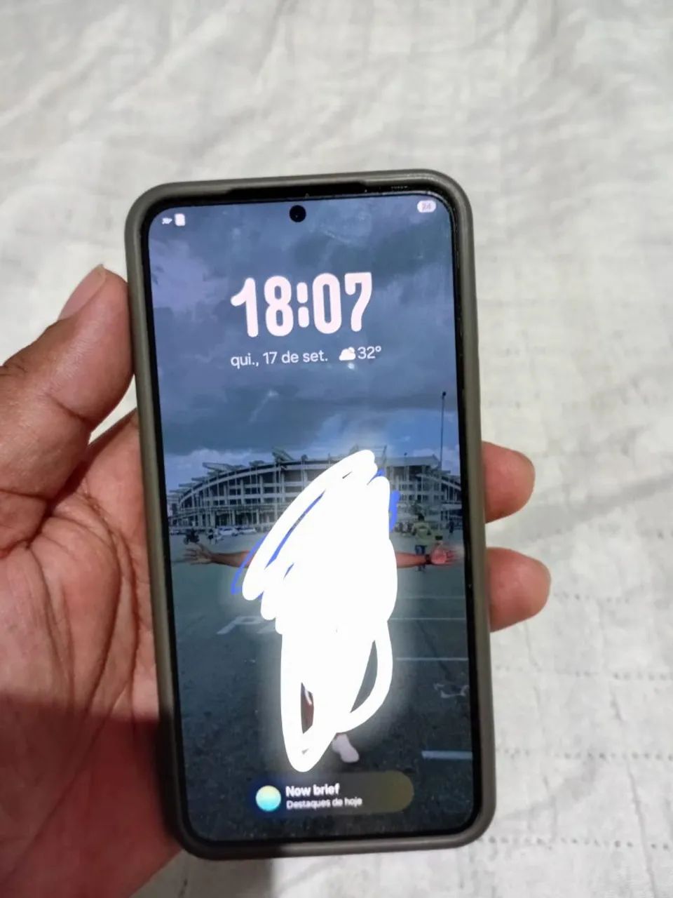 Samsung S25 v/t em iphone