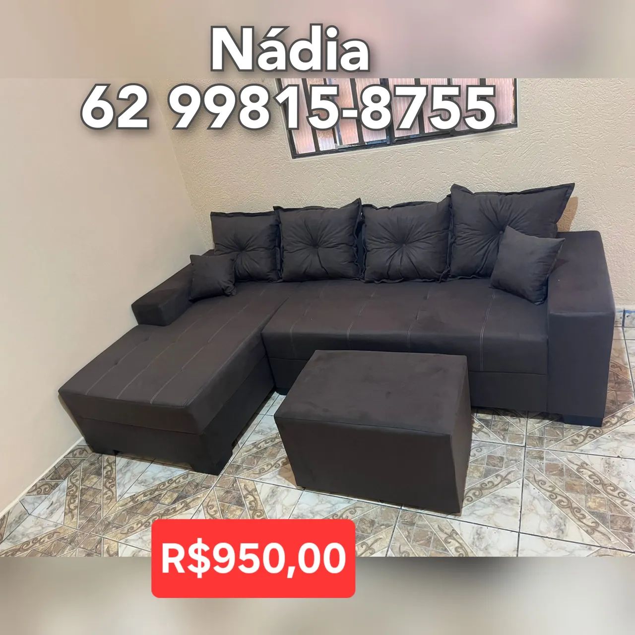 Sofá 2.40x1.40 modelo chaise 