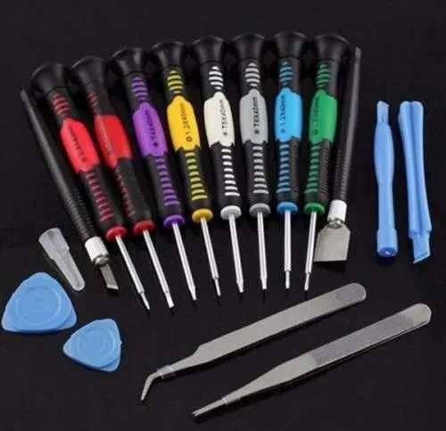Kit Chaves Ferramenta 16 Peças Abrir Celular Iphone Precisão