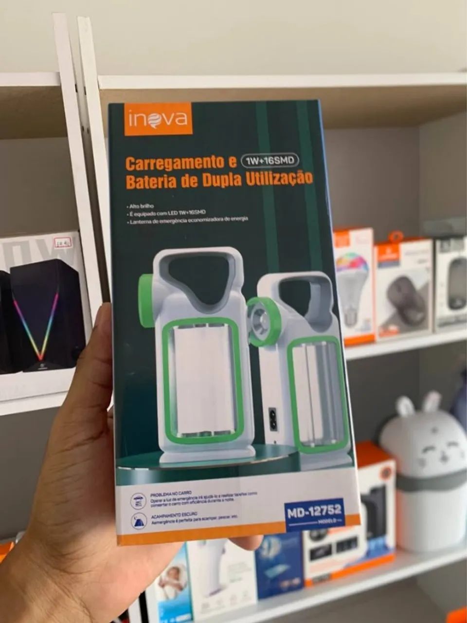 Luminária Lanterna Carregamento Solar