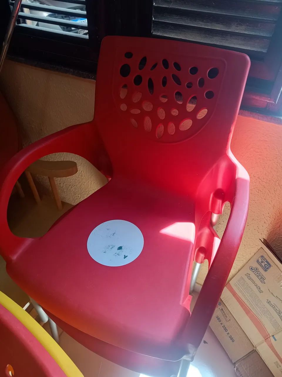 Cadeira com alumínio 
