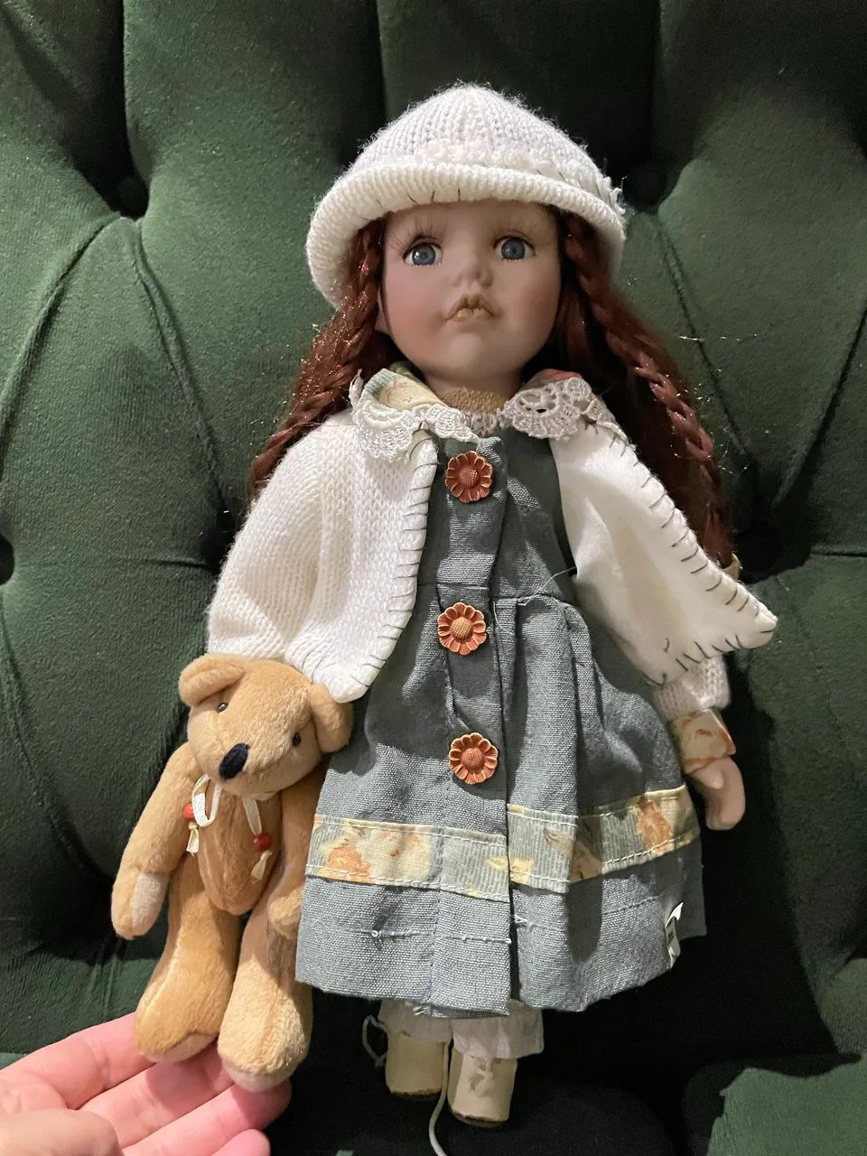 Boneca porcelana 35 cm