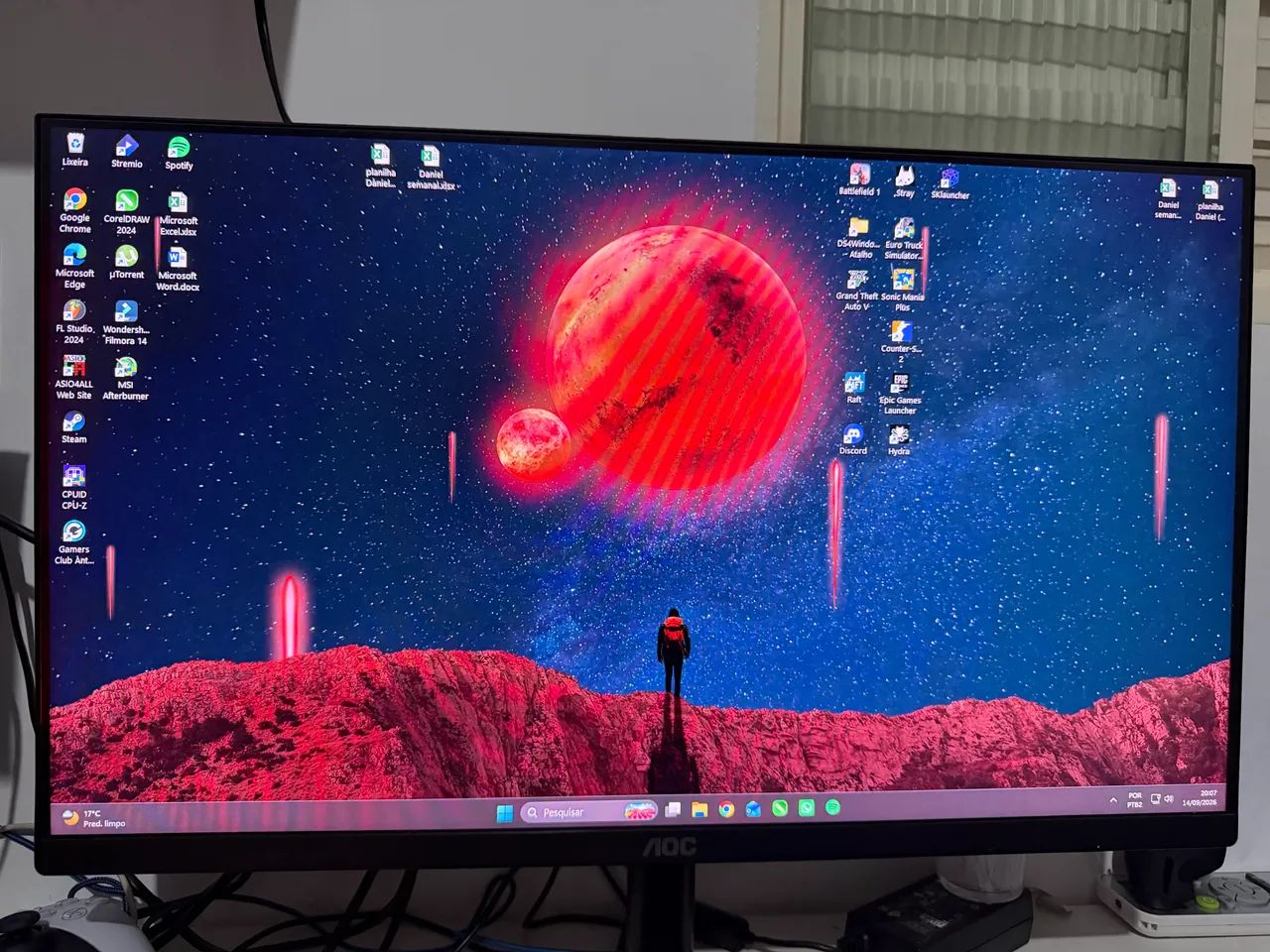 MONITOR AOC 24 pl 75 hz  - Foto 2